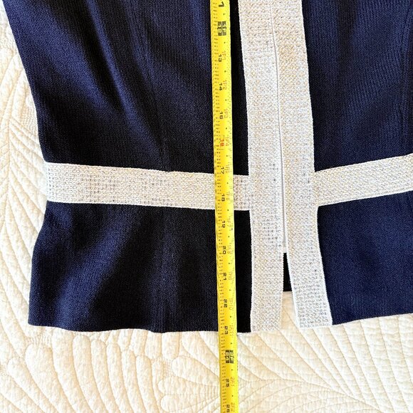 Vintage St. John Evening Crystal Embellished Formal Gown Skirt Set Size 14 - Picture 15 of 17